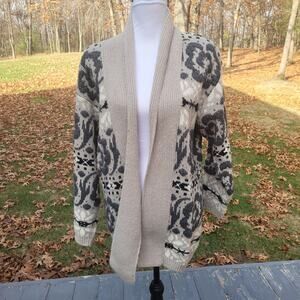 Vintage Mademoiselle Knitwear Open Front Cardigan size Medium/Large